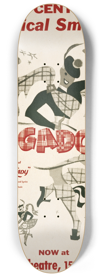 Artcraft Lithograph - Brigadoon 8.25 inch art skate deck