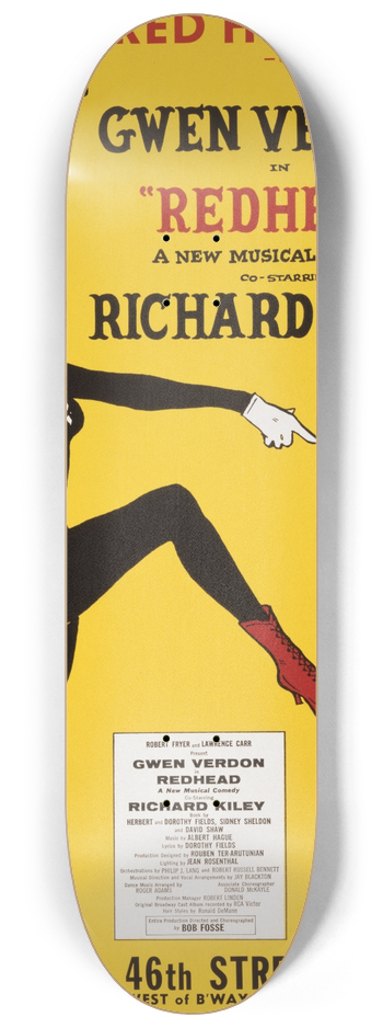 Artcraft Lithograph - Redhead 8.25 inch art skate deck