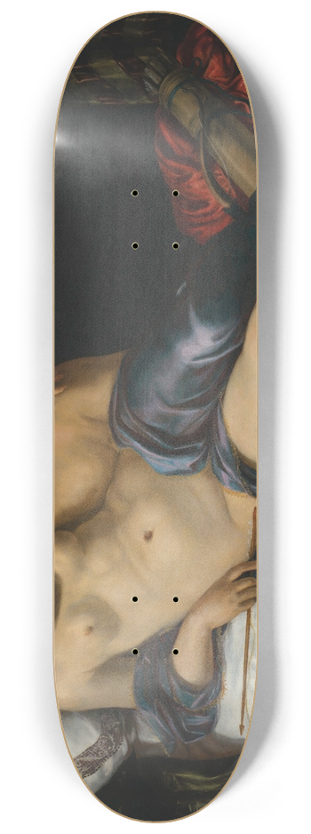 Artemisia Gentileschi - Venus and Cupid 8.25 inch art skate deck