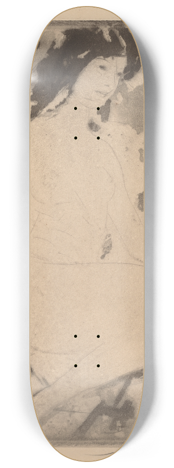 Arthur Bowen Davies - Iris 8.25 inch art skate deck