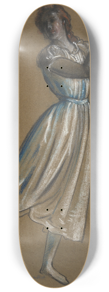 Arthur Bowen Davies - WomanDancing 8.25 inch art skate deck