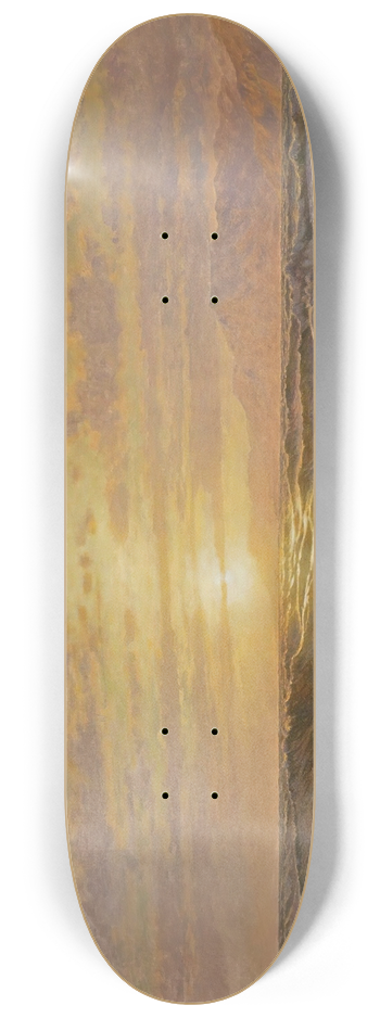 Arthur Calame - SoleilCouchant Sur La Mer(Bordighera) 8.25 inch art skate deck
