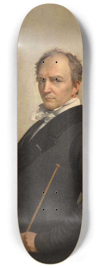 Franois-Joseph Navez - Self Portrait 8.25 inch art skate deck