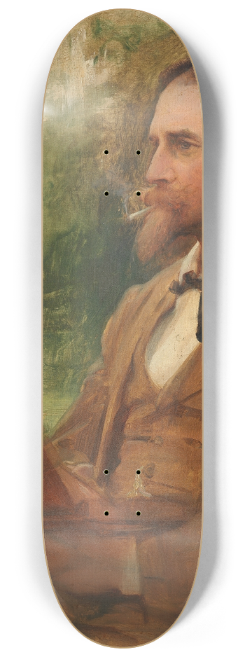 Arthur Hacker - Portrait of Edward Onslow Ford, RA 8.25 inch art skate deck