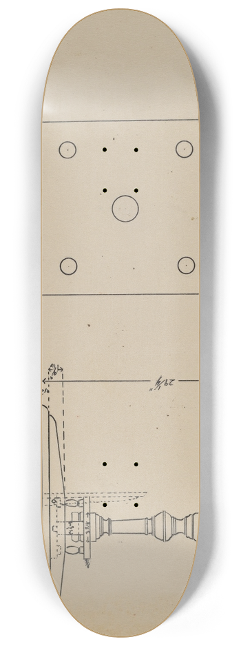 Arthur Johnson - Tripod Table 8.25 inch art skate deck