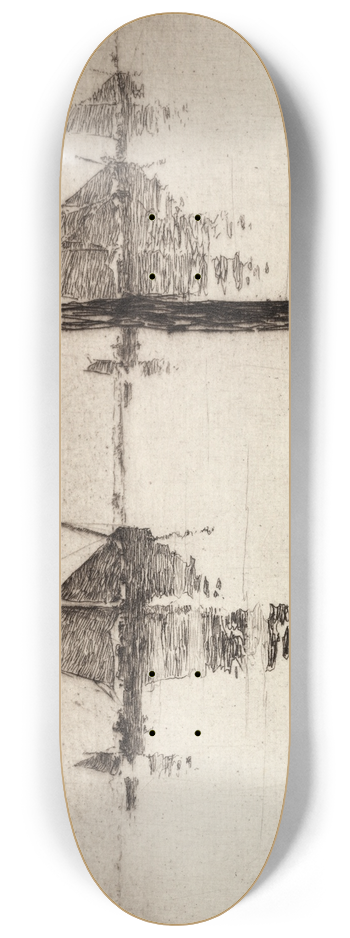 Arthur John Trevor Briscoe - The Beacon 8.25 inch art skate deck