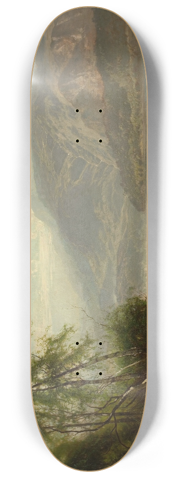 Arthur Parton - Cows Watering at Rivers Edge 8.25 inch art skate deck