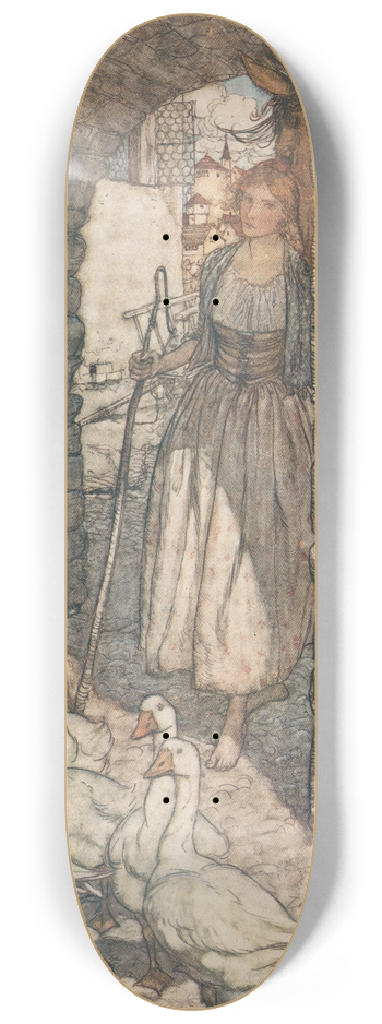 Arthur Rackham - Alas! dear Falada, there thou hangest 8.25 inch art skate deck