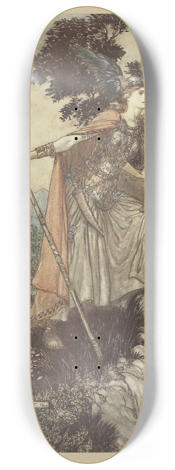 Arthur Rackham - Brunnhilde 8.25 inch art skate deck