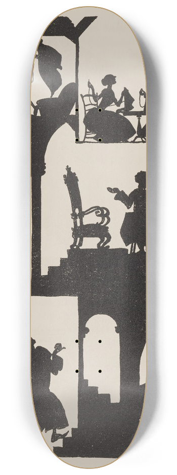 Arthur Rackham - La belle au bois dormant. 8.25 inch art skate deck