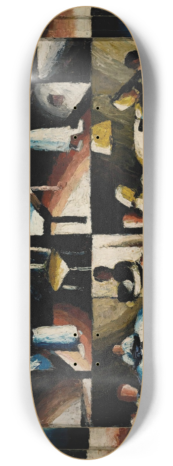 Arthur Segal - Husliche Arbeit (Housekeeping) 8.25 inch art skate deck