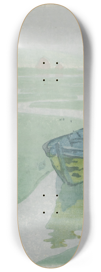 Arthur Wesley Dow - The Derelict (The Lost Boat) 8.25 inch art skate deck