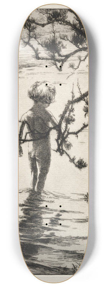 Arthur William Heintzelman - Sultry Afternoon 8.25 inch art skate deck