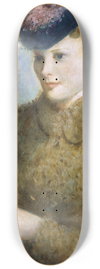 Arvid Mather - Mdchenbildnis 8.25 inch art skate deck