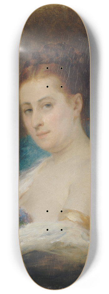 Ary-Arnold Scheffer - Portrait dAdlade Ristori 8.25 inch art skate deck