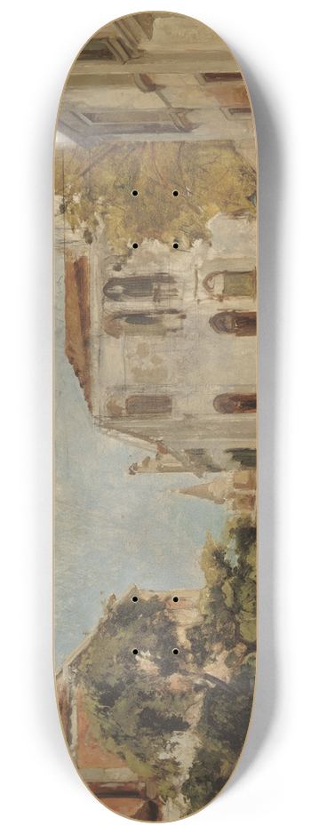 Ary-Arnold Scheffer - Vue de Venise 8.25 inch art skate deck