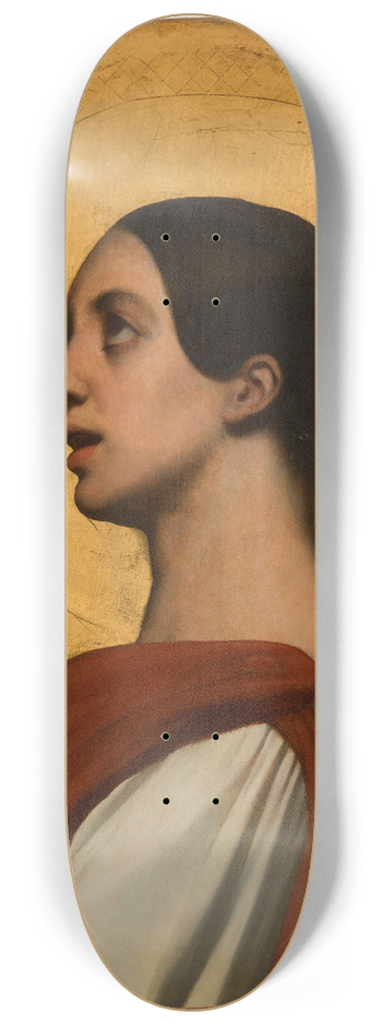 Ary Scheffer - Portrait de Pauline Viardot en sainte Ccile 8.25 inch art skate deck