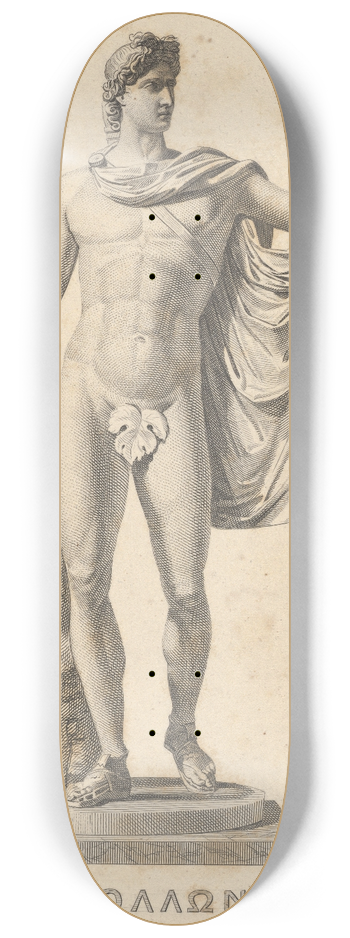 Asher Brown Durand - Apollo Belvedere 8.25 inch art skate deck