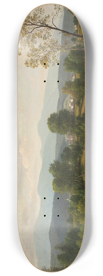 Asher Brown Durand - A View of the Valley 8.25 inch art skate deck