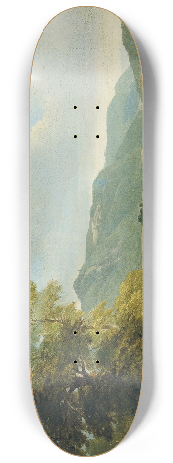 Asher Brown Durand - Landscape Study, Dover Plains, New York 8.25 inch art skate deck