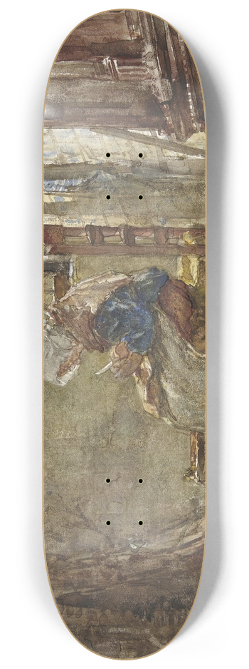 August Alleb - Aardappelschilster 8.25 inch art skate deck