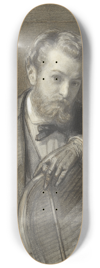 August Alleb - Portret van Gerardus Alleb 8.25 inch art skate deck