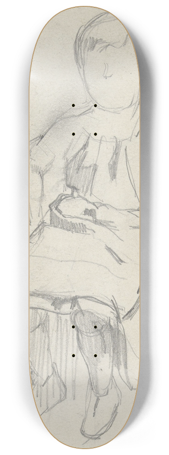 August Alleb - Zittend kind 8.25 inch art skate deck