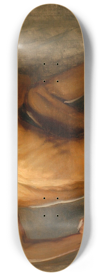 August Andreas Jerndorff - Studie af en ngen mand 8.25 inch art skate deck