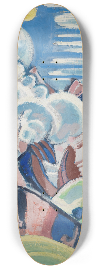 August Babberger - Blick ber das Gental 8.25 inch art skate deck