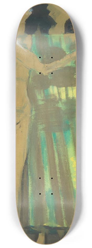 August Babberger - Fest der Jugend, 2 Frauen 8.25 inch art skate deck