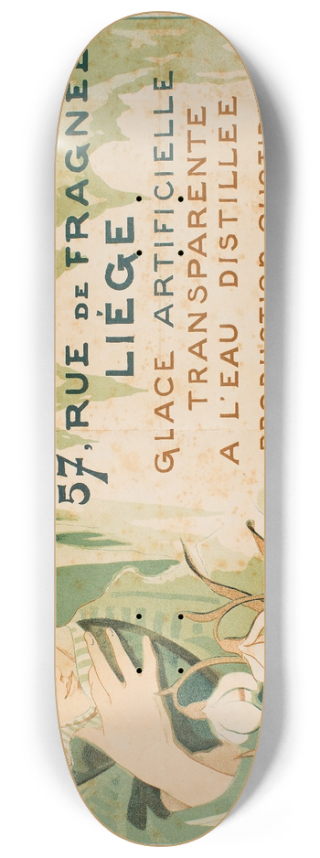 Auguste Donnay - Glacieres Modeles 8.25 inch art skate deck