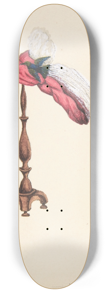 Auguste Flix - A Hat on a Stand 8.25 inch art skate deck