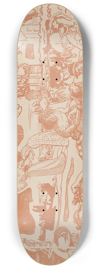 Auguste Louis Lepre - Bucolique Moderne 1 8.25 inch art skate deck