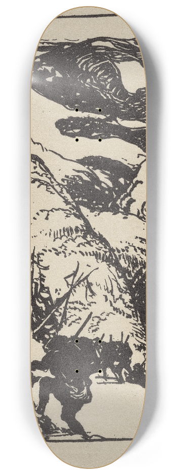 Auguste Louis Lepre - Dans les Vosges 8.25 inch art skate deck