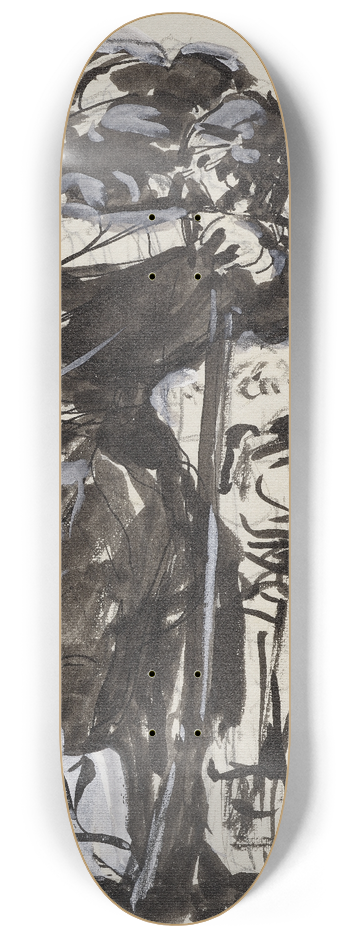 Auguste Louis Lepre - La Retraite aprs Charleroi 8.25 inch art skate deck