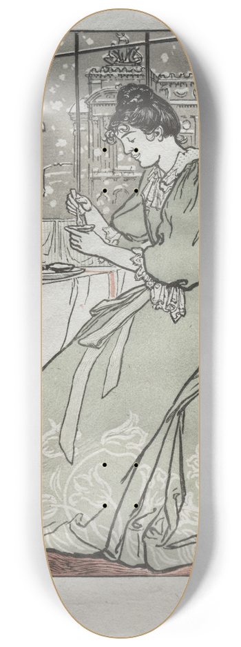 Auguste Louis Lepre - Paris Almanac, 1897; Winter 8.25 inch art skate deck