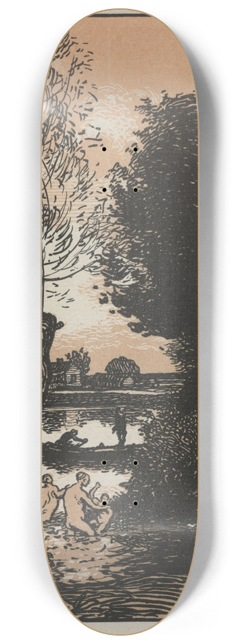 Auguste Louis Lepre - Summer Evening 8.25 inch art skate deck