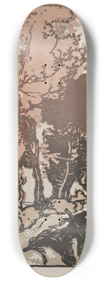 Auguste Louis Lepre - The Resting Place 8.25 inch art skate deck
