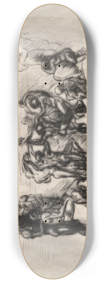 Auguste Rodin - La Ronde 8.25 inch art skate deck