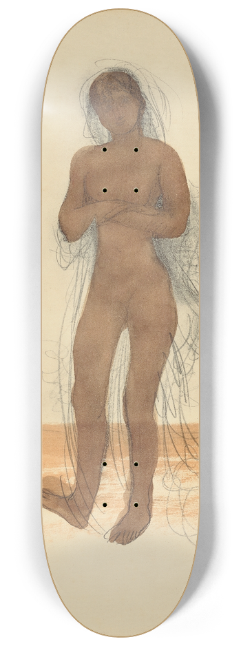 Auguste Rodin - Sphinx 8.25 inch art skate deck
