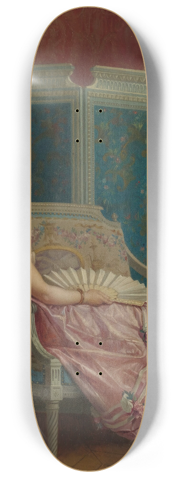 Auguste Toulmouche - Idle Thoughts 8.25 inch art skate deck