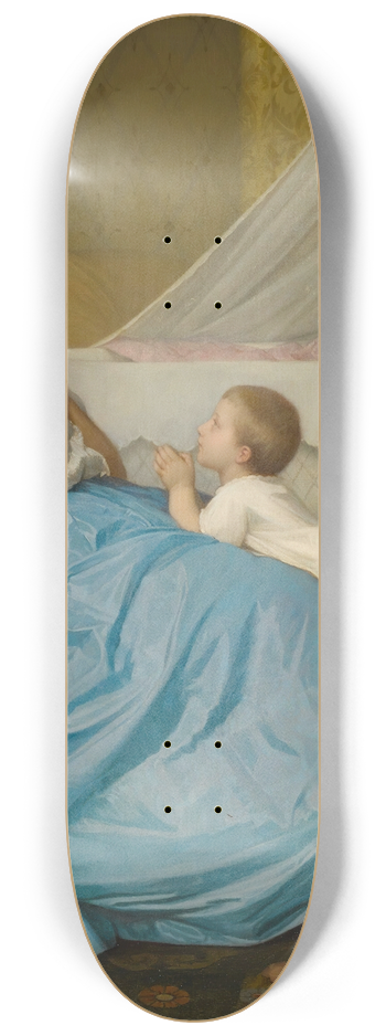 Auguste Toulmouche - La Prire 8.25 inch art skate deck