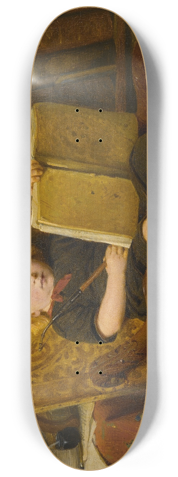August Friedrich Siegert - The young scholar 8.25 inch art skate deck