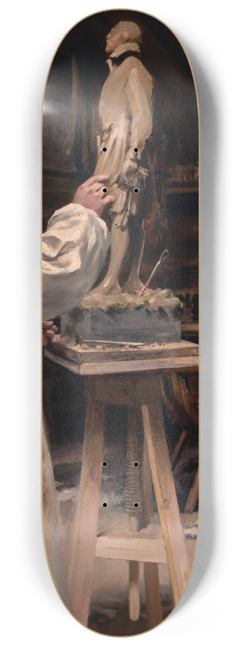 August Hagborg - Anders Zorn in his Studio 8.25 inch art skate deck
