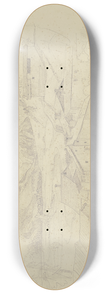 August Lucas - Splgen in Graubnden 8.25 inch art skate deck