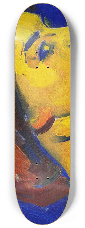 August Ludwig Schmitt - Frauenkopf 8.25 inch art skate deck