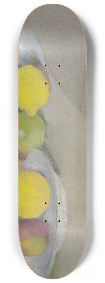 August Macke - Apples and lemons 8.25 inch art skate deck