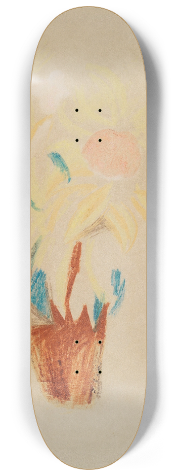 August Macke - Blumentopf (gro) 8.25 inch art skate deck