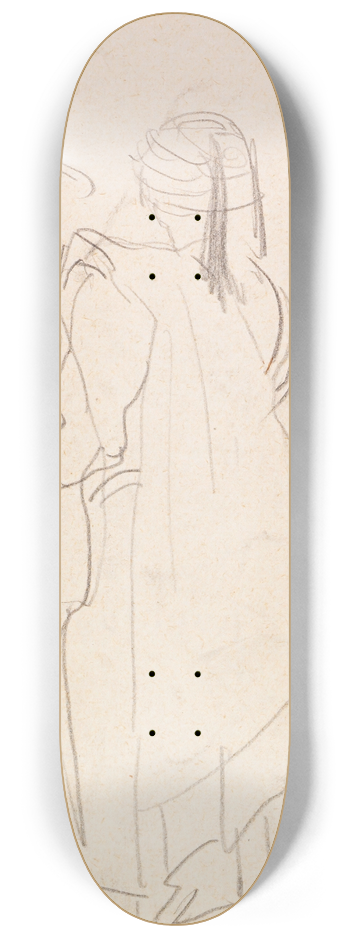 August Macke - Trke und Europer 8.25 inch art skate deck