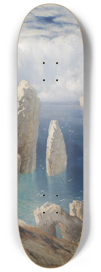 August Schaeffer von Wienwald - Steilkste 8.25 inch art skate deck